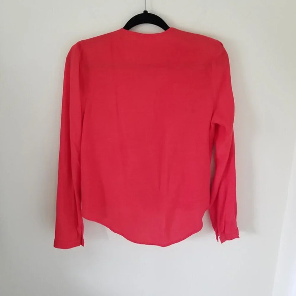 ASTR the Label Women's Coquette Surplice Neckline Blouse Shirt Top Feminine Sz S - Picture 8 of 11